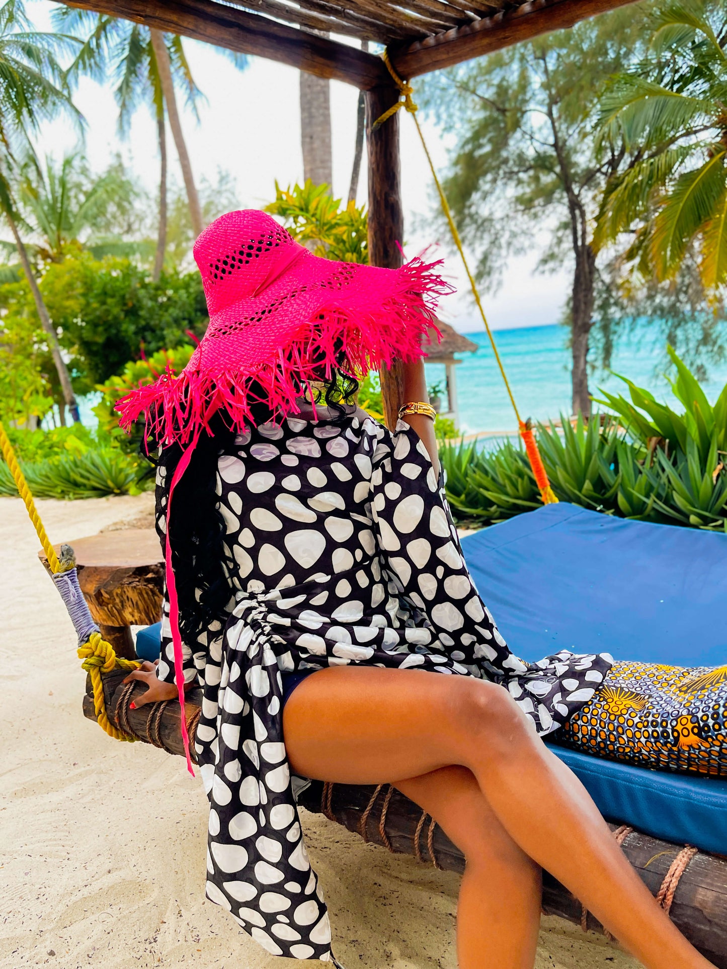 White and Black Polka Dots Naya Edit